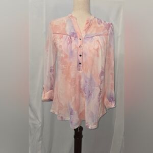 Elegant Floral Women's Blouse